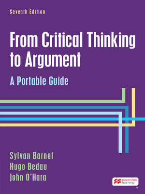 cover image of From Critical Thinking to Argument